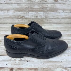 Cole Haan Black Leather Wingtip Oxford Dress Shoes Men's Size 9.5M